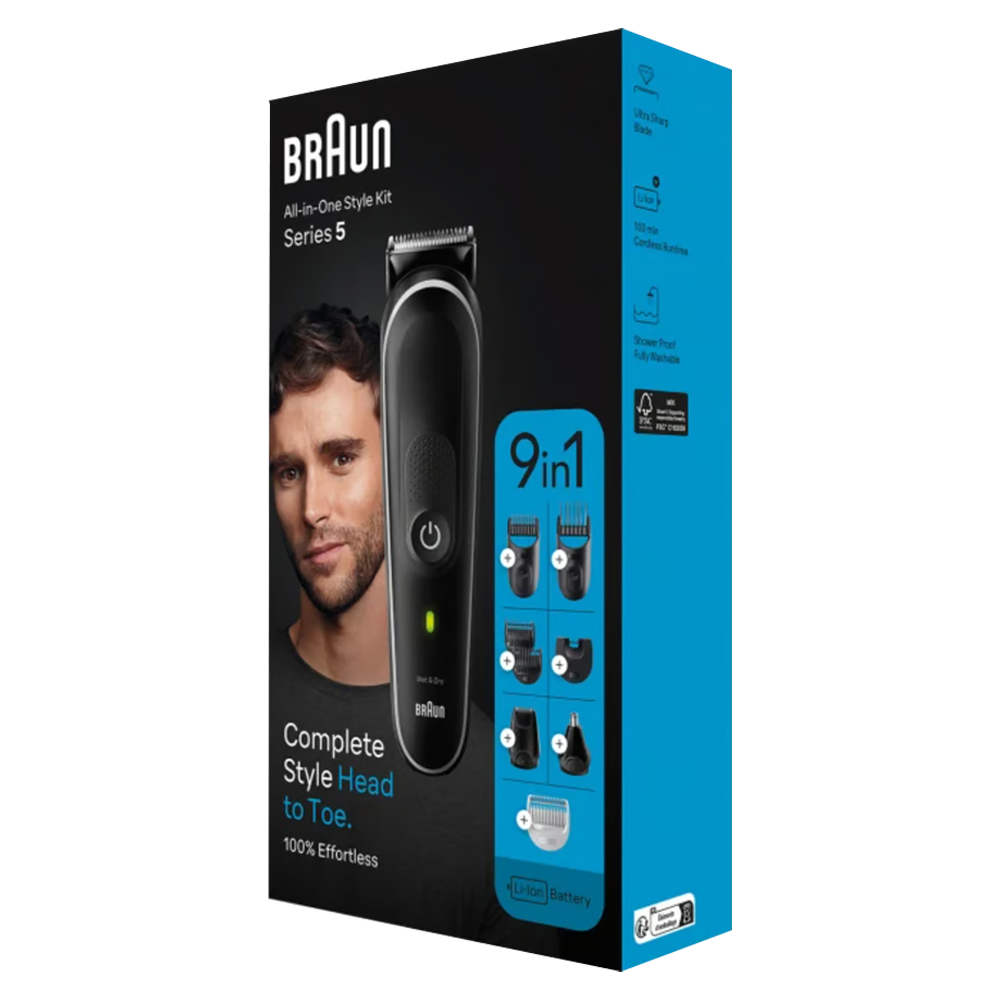 BRAU MGK7420 Series 5 ,10-In-1 Style Multi-Grooming Trimmer