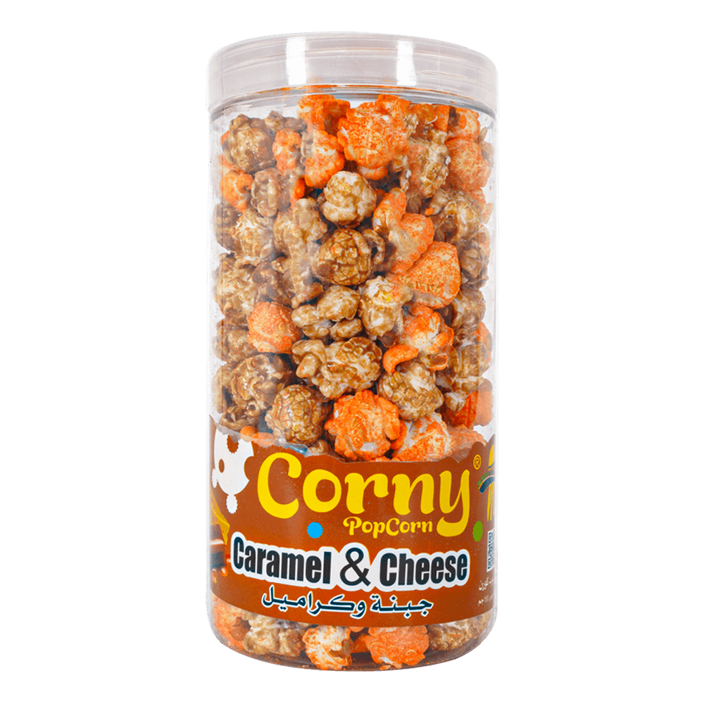 [KW070955] Corny popcorn mix caramel & cheese 180g