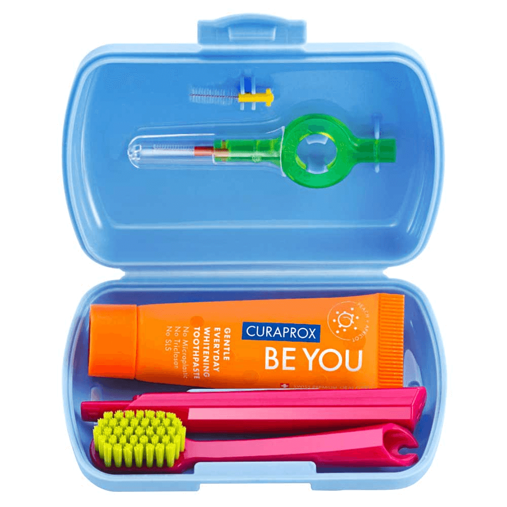Curaprox Travel Oral Care Set - Blue