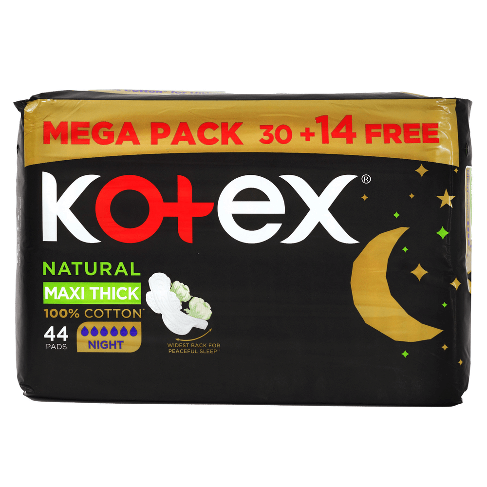 [KW053736] Kotex Maxi Natural Night Sanitary Pads