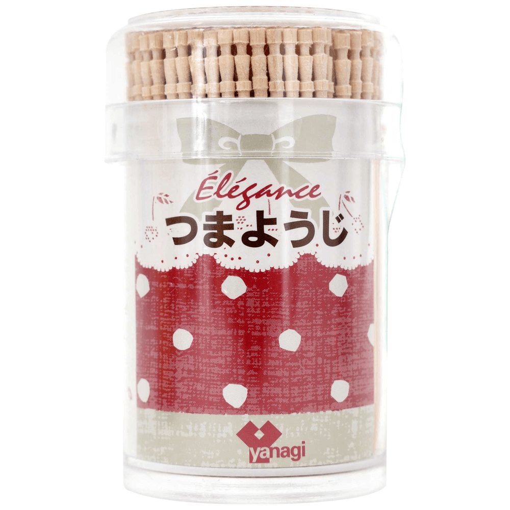 [KW057927] Yanagi Pink Plastic Toothpicks