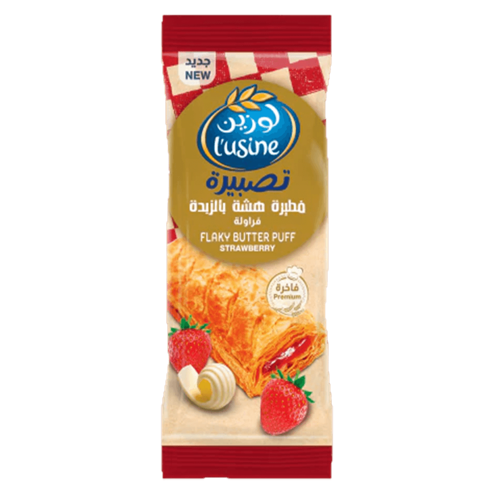 l'usine Flaky Butter Puff Strawberry