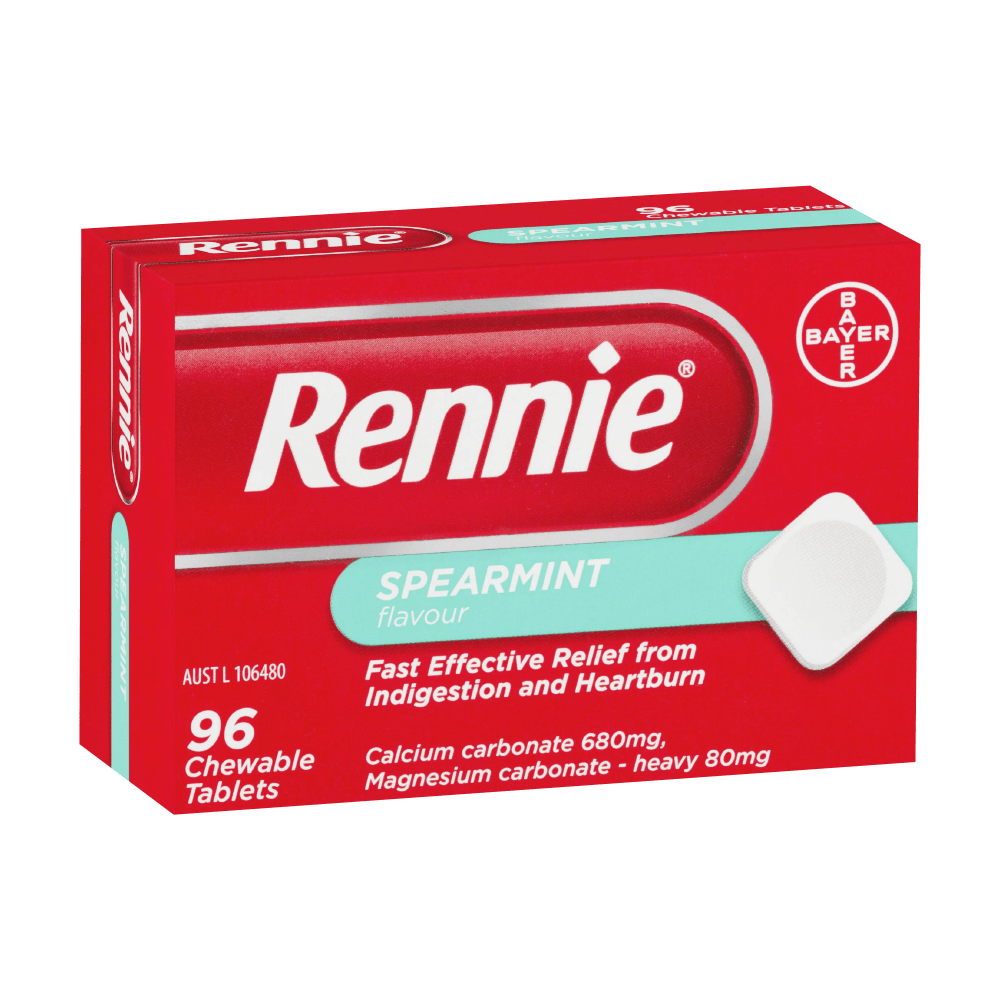 RENNIE FOR HEARTBURN, UPSET STOMACH 96 PCS