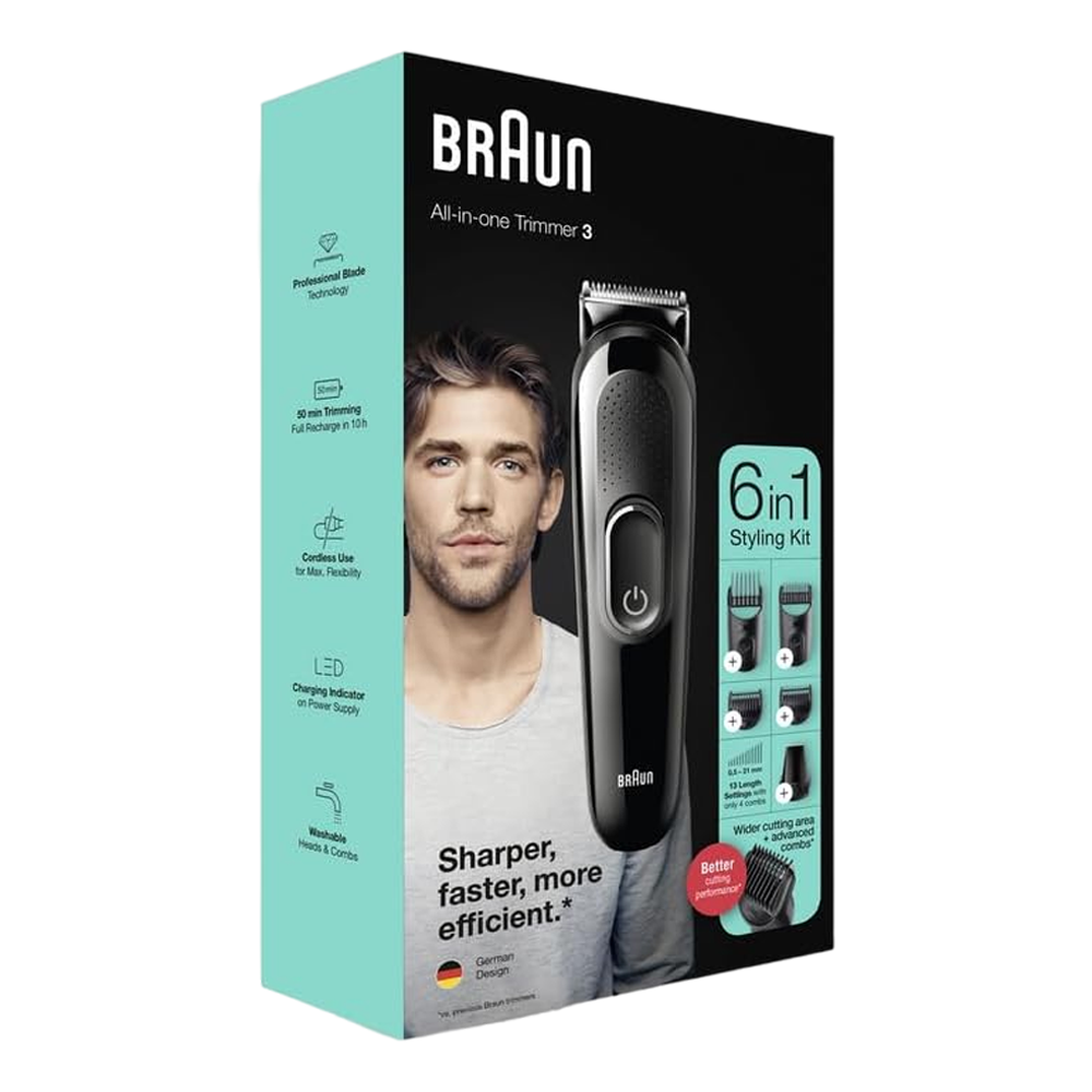 BRAUN Kit 6*1 MGK3410 BLK/GRY