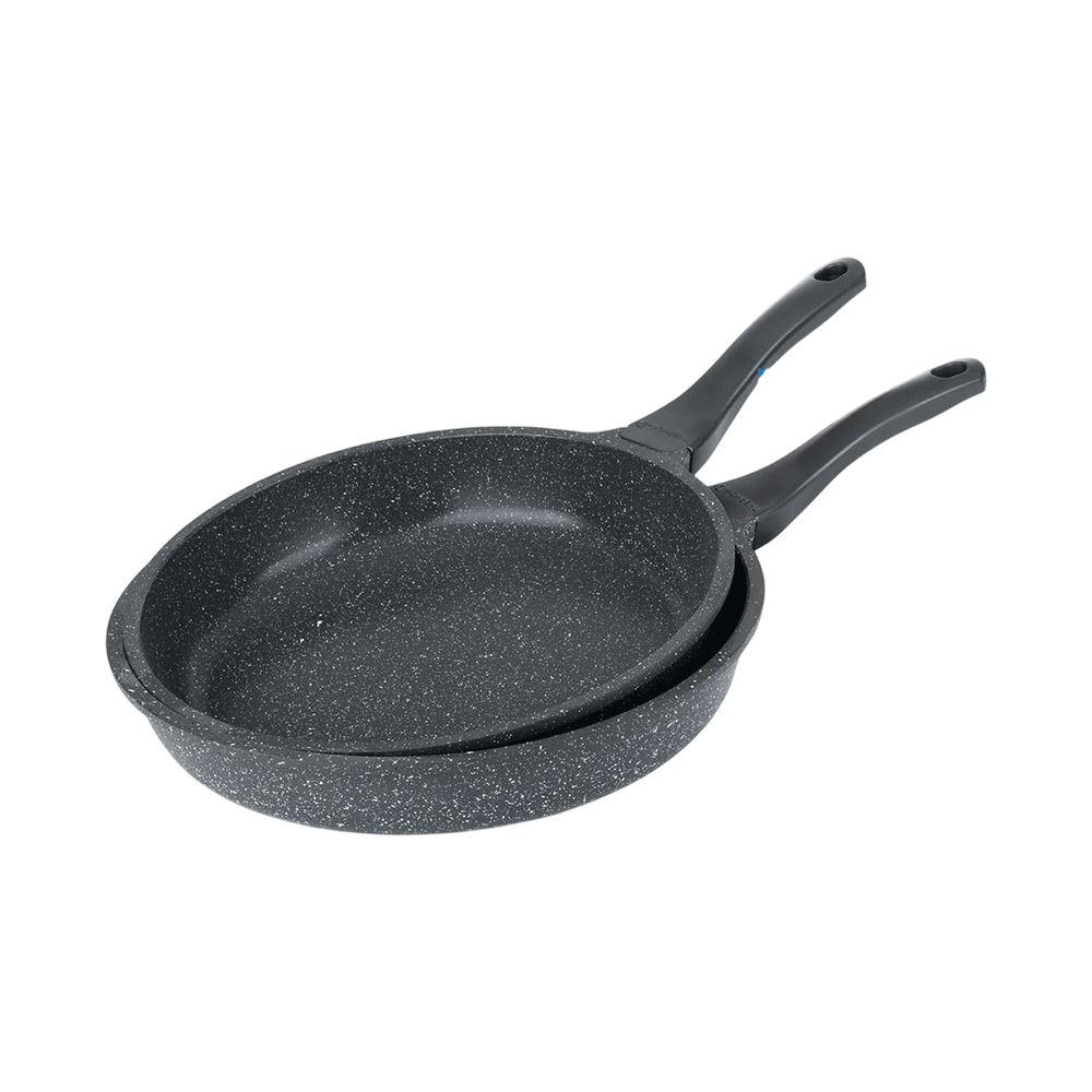 Thermo Ad - Granite Frypan Set. 2 Pcs 30 -32 Cm - Dark Gray