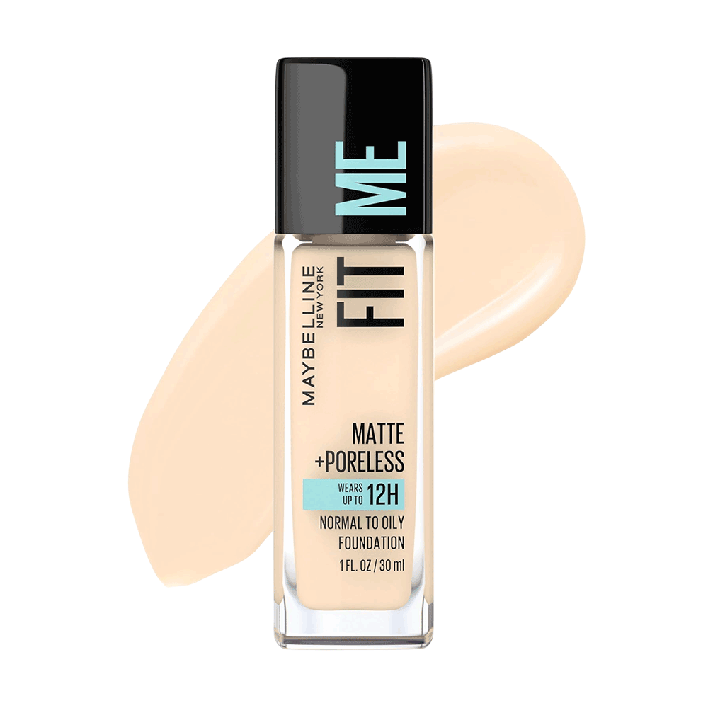 [KW080622] Maybelline Fit Me Matte + Poreless Normal To Oily Foundation SPF 22 - 110