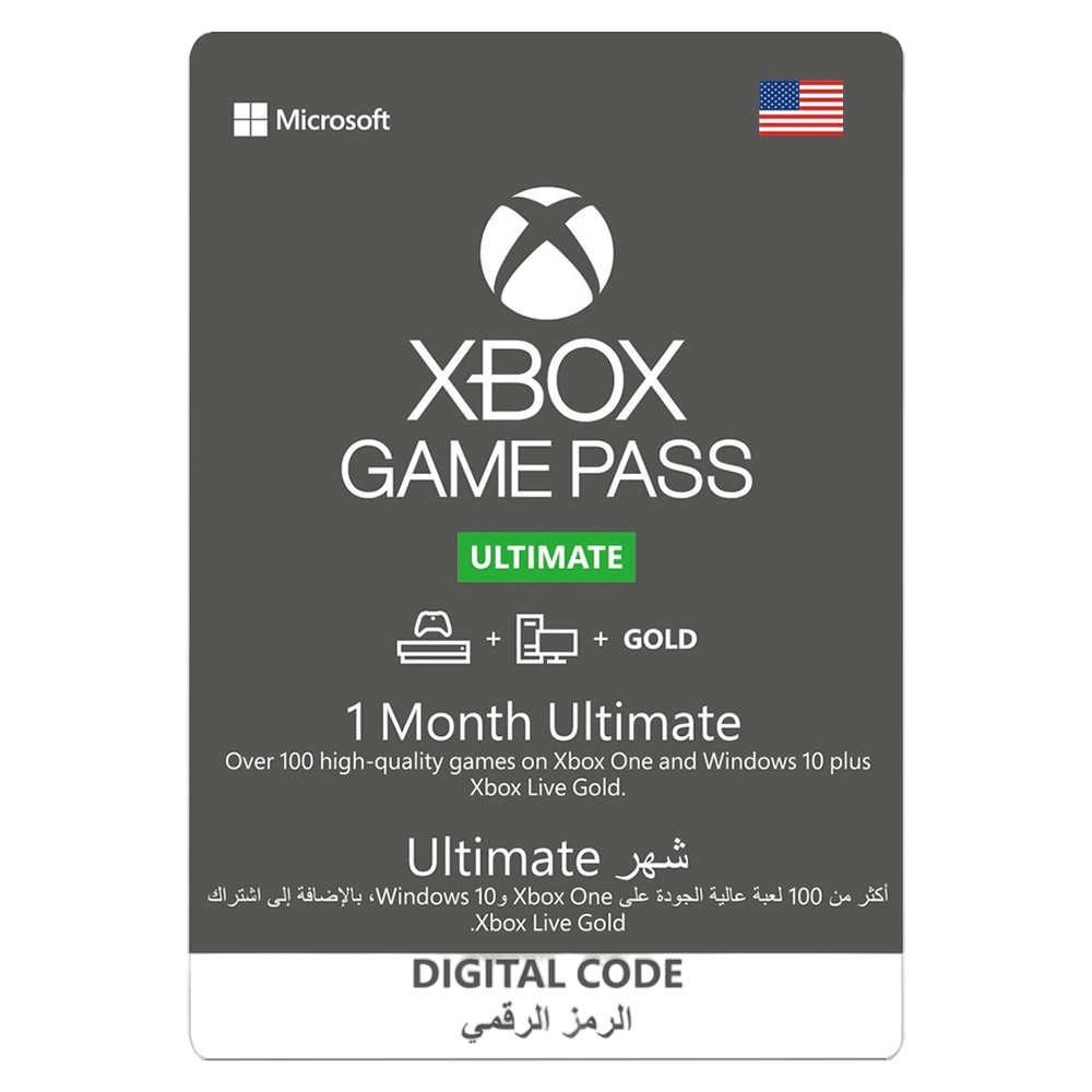 Xbox Game Pass Ultimate US Store Digital Card - 1 Month