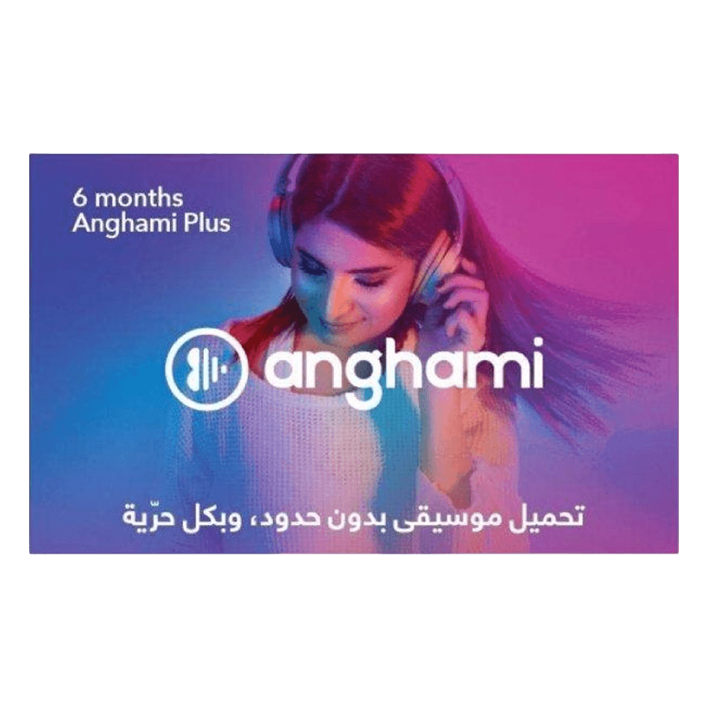 Anghami Plus Gift Card - 6 Month