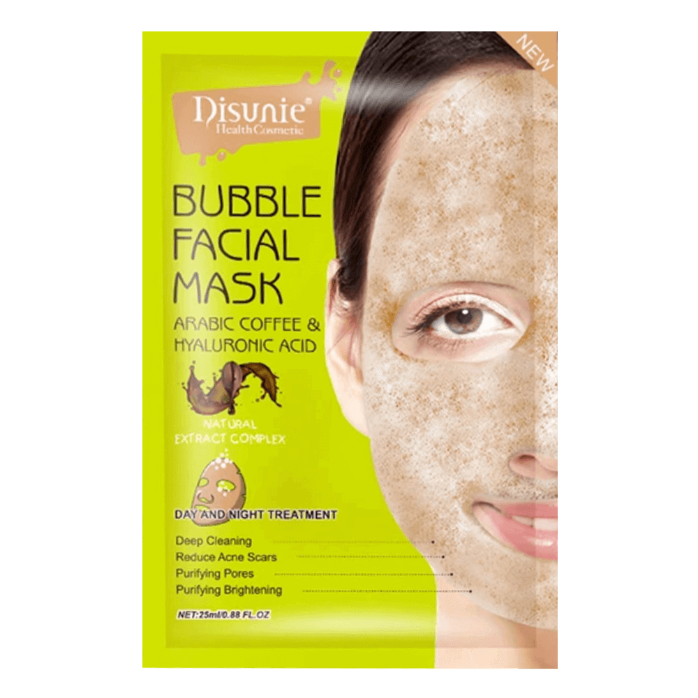Disunie Arabic Coffee & Hyaluronic Acid Bubble Facial Mask