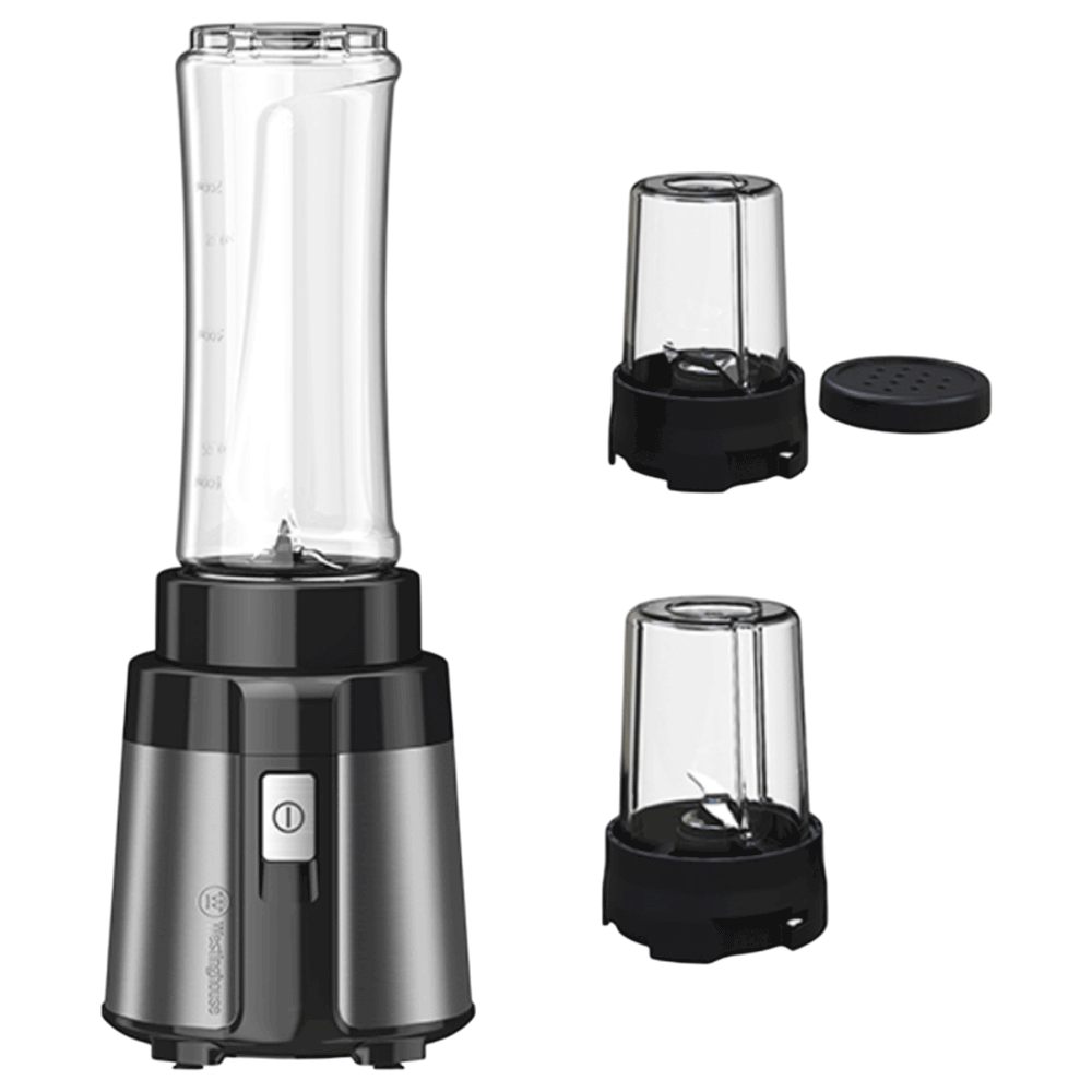 Westinghouse Smoothie Blender(To Go) 250W/600ML WKBE09GY - Metallic Grey