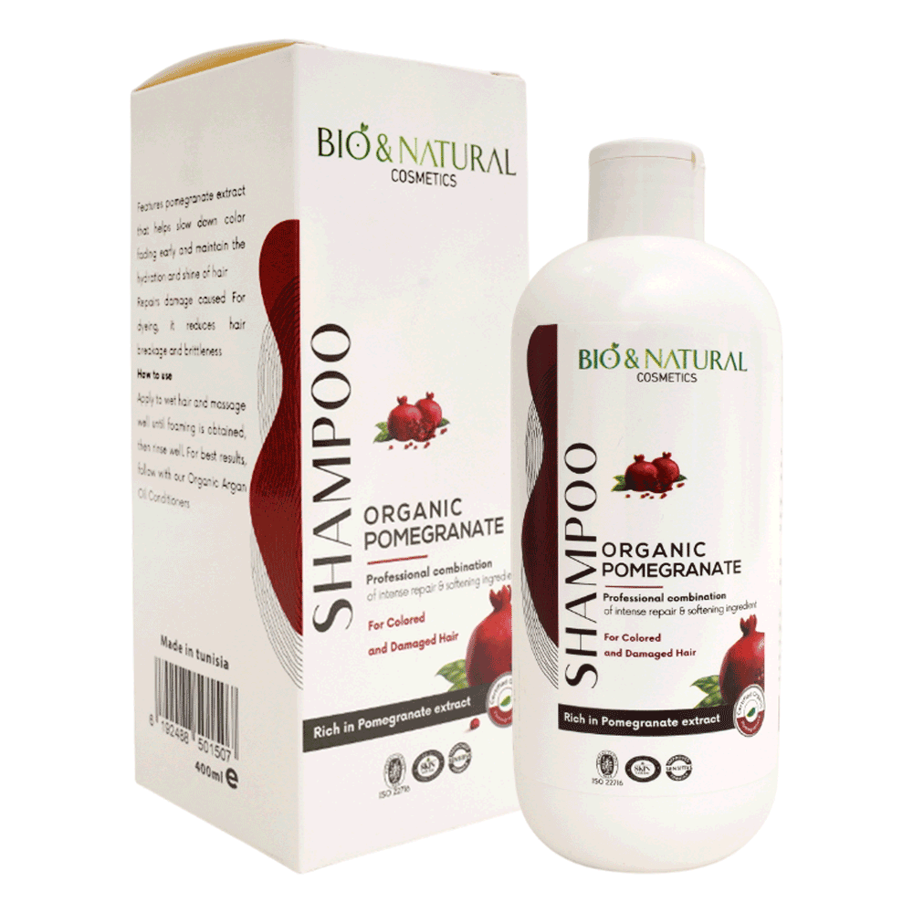 [KW088199] BIO&NATURAL SHAMPOO ORGANIC POMEGRANATE for¬†COLORED AND DAMAGED HAIR