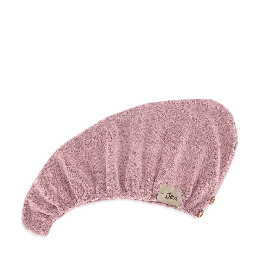 [KW071006] Organic Bamboo Charcoal Fiber Hair Towel 4X Faster - Blue & Pink