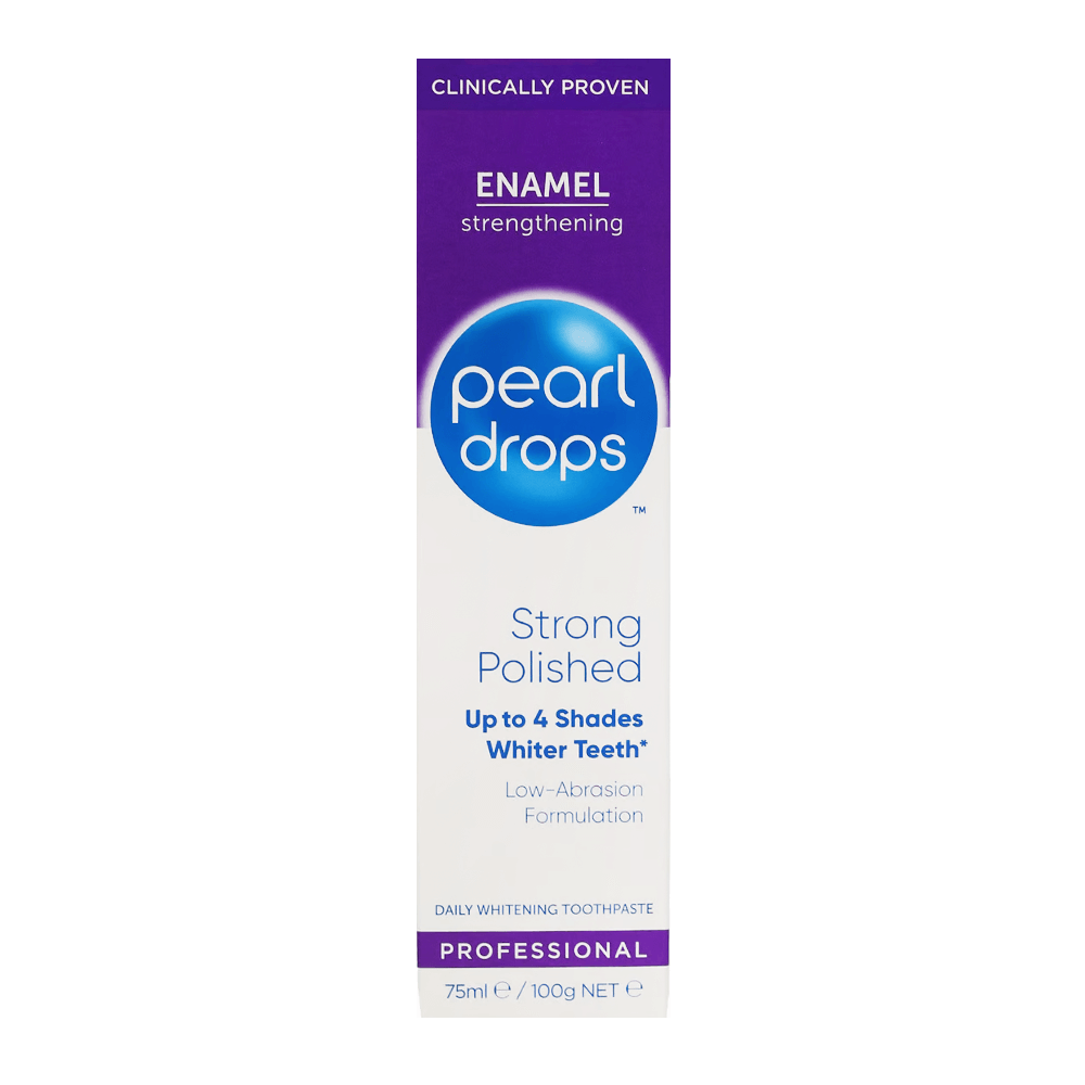 Pearl Drops Enamel Strengthening Strong Polished Daily Whitening Toothpaste