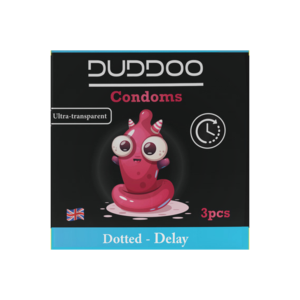DUDDOO Dotted Condoms 3PCs/Pack (Delay)