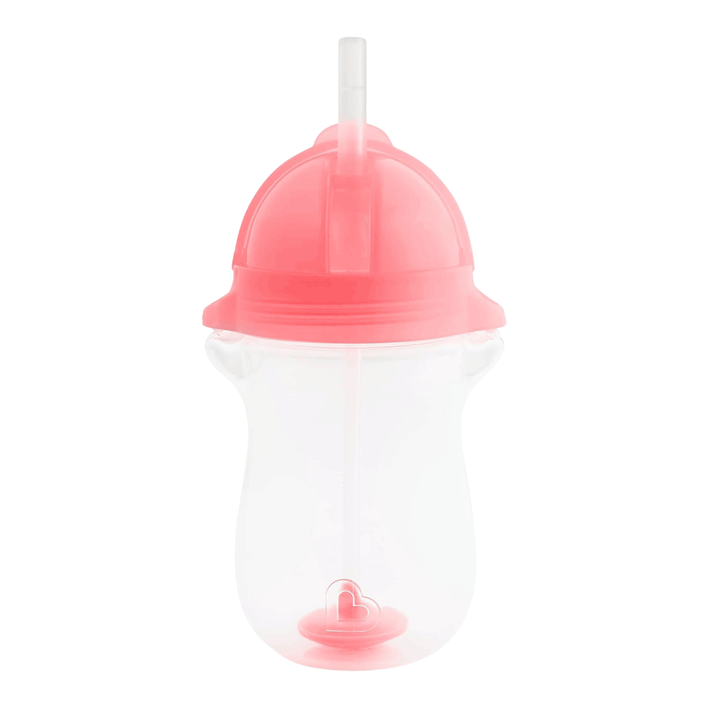 Munchkin Any Angle‚Ñ¢ Weighted Straw Trainer Cup 300 ML +12 Months - Pink #011142-Pink
