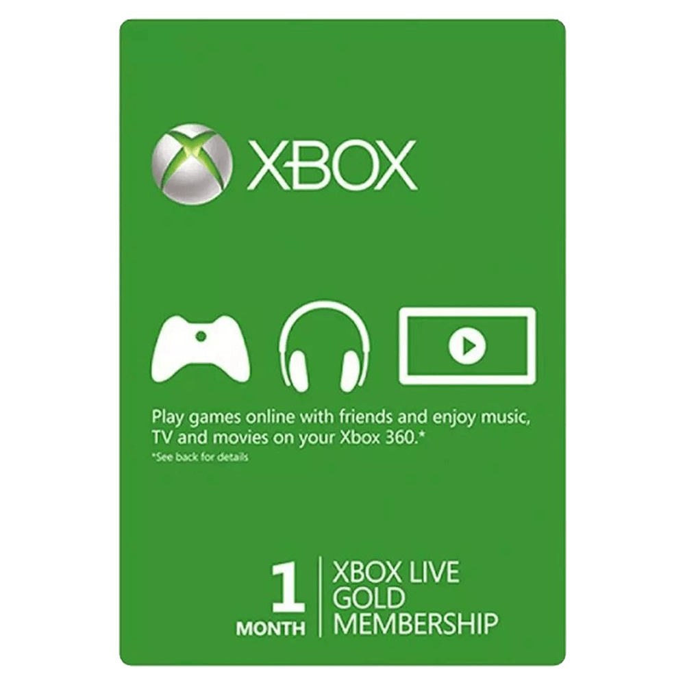 [KWMAAK_09] Xbox Live Gold Membership US Store Digital Card - 1 Month