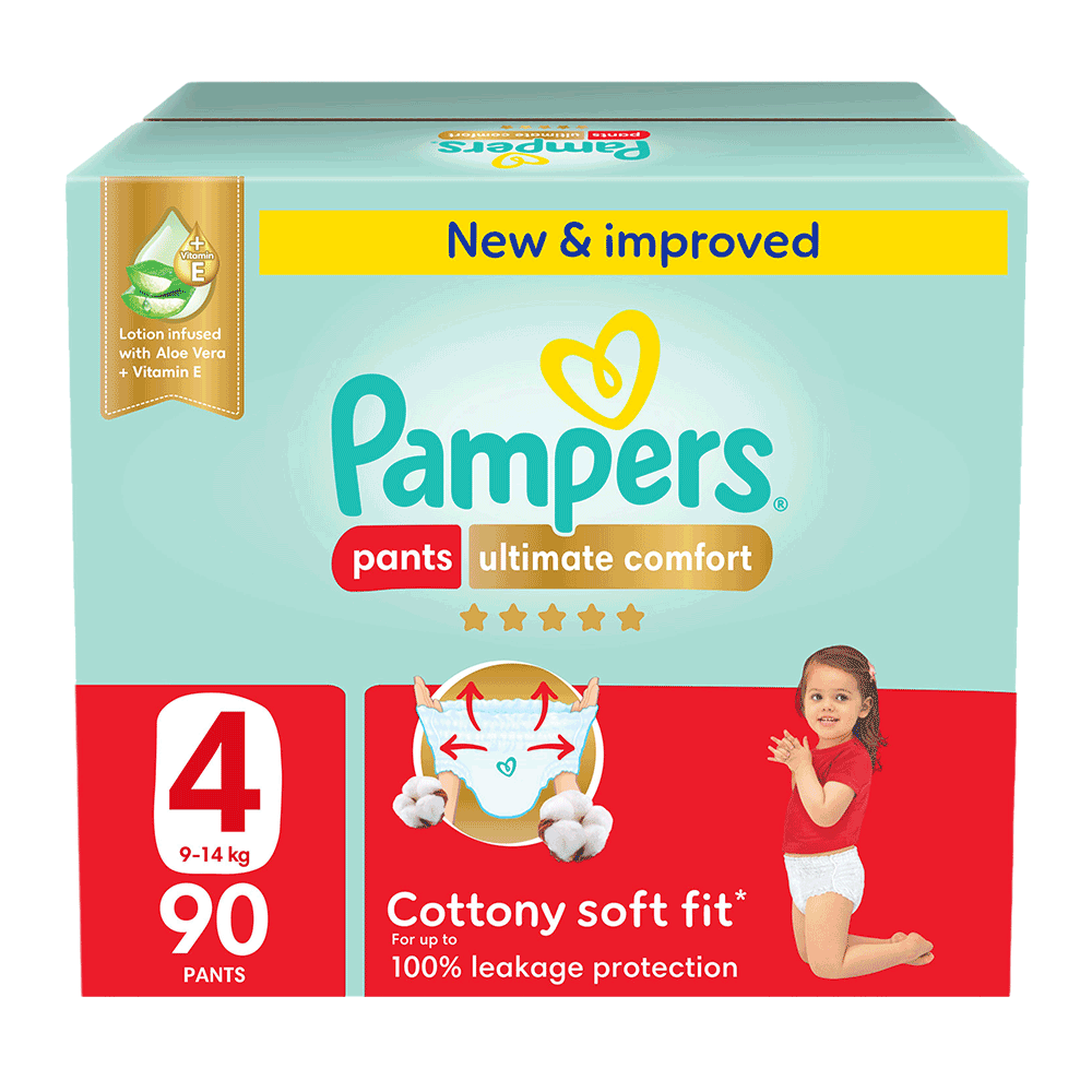 Ultimate Comfort Pants Diapers Size 4 Mega Box