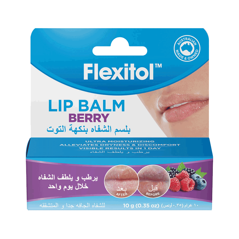 FLEXITOL LIP BALM BERRY 10gm