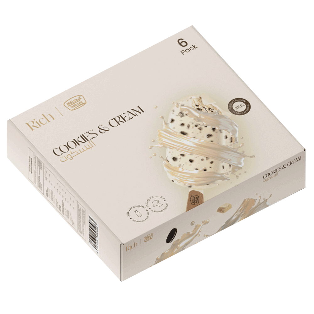 [KW090461] Ice Cream, Cookies & Cream, Rich, 6x100ml
