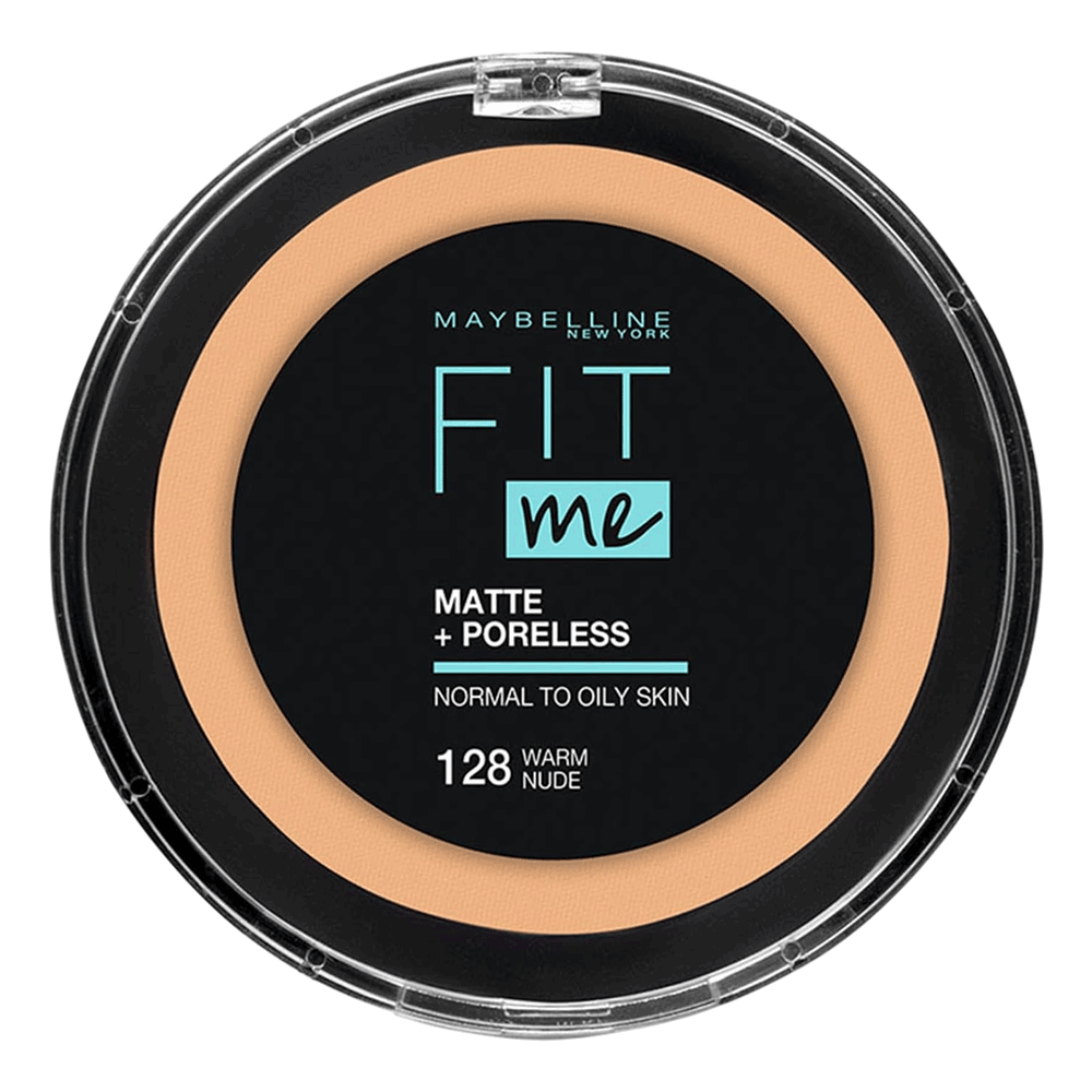 Maybelline Fit Me Matte + Poreless Normal To Oily Skin Powder - Warm Nude 128