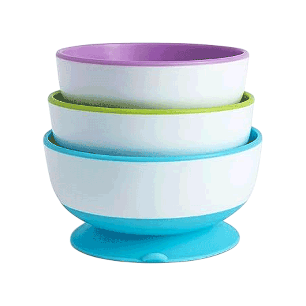 [KW088852] Munchkin Stay Put Suction Bowls 3 Pcs #27188