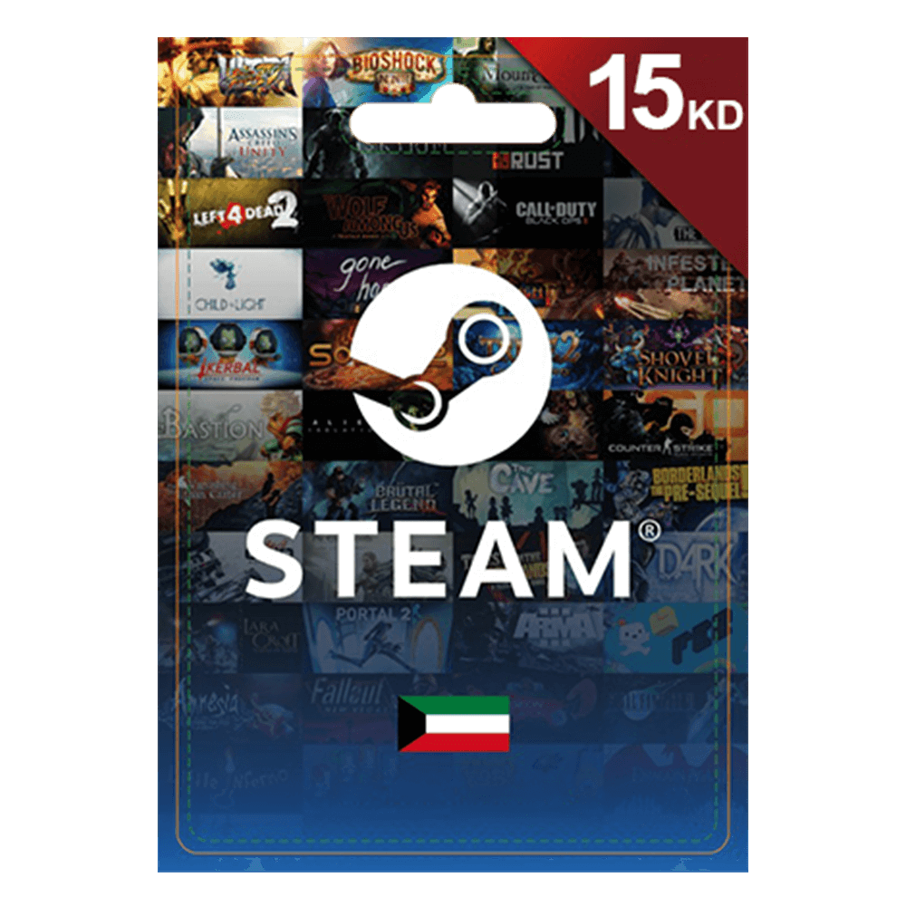 Steam Kuwait Store Gift Card - 15 KD