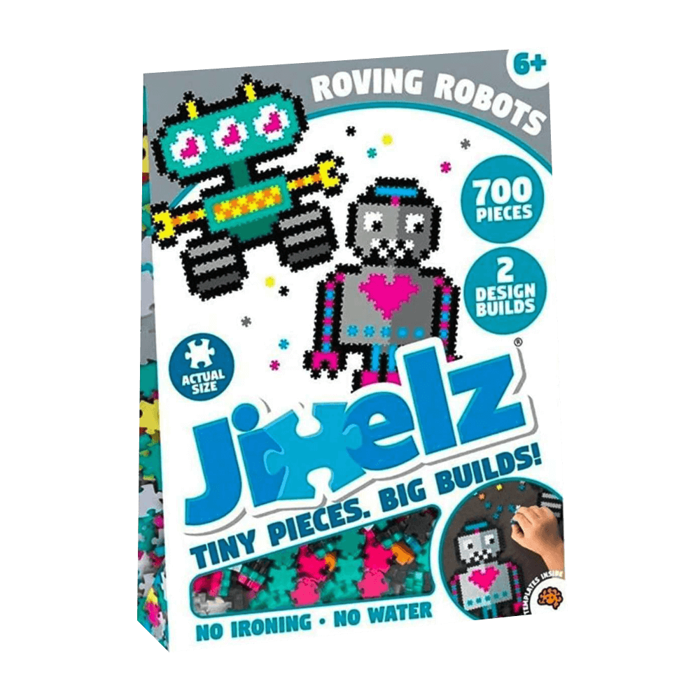 [KW077388] FAT BRAIN Jixelz 700 pc Set - Roving Robots ML -C#18003