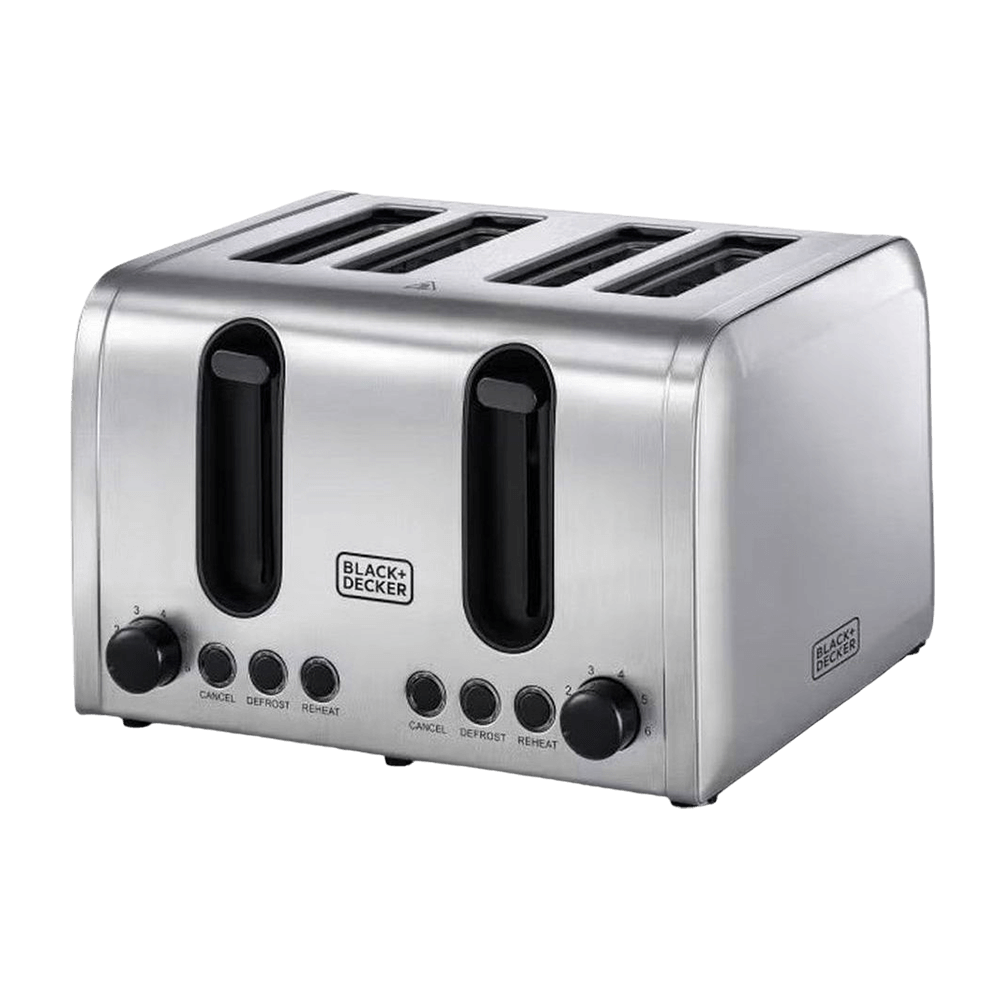 [KW076093] Black & Decker 4 Slice SS Toaster