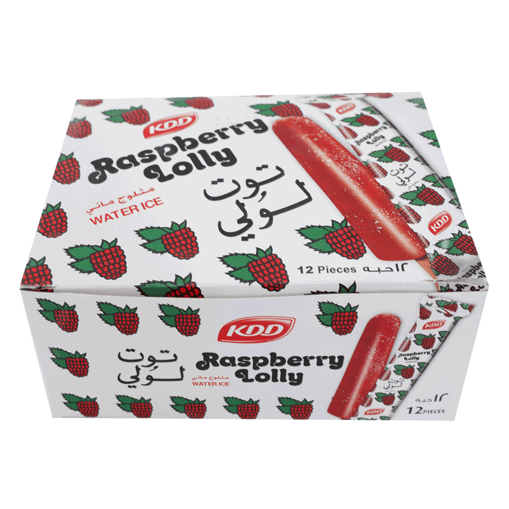 [KW090371] KDD Ice cream lolly raspberry stick