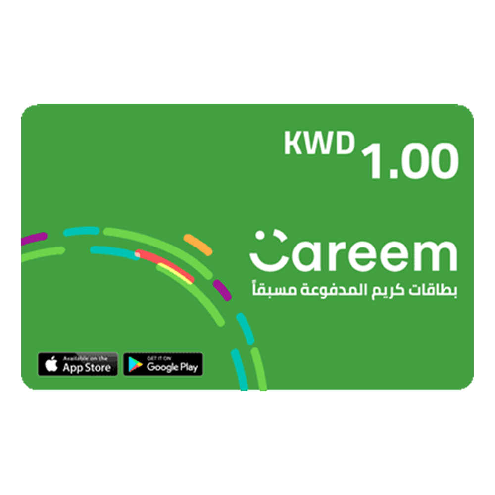 [KWMAAK_69] Careem Passenger Recharge Card - 1 KD
