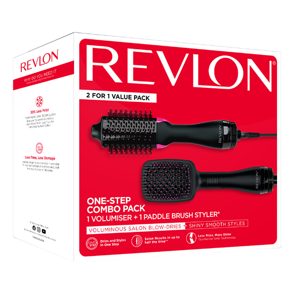 Revlon One-Step Combo Pack 2 For 1 Value Pack