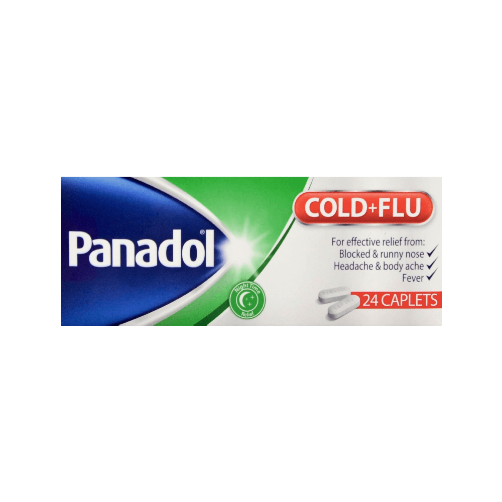 PANADOL COLD&FLU CAPLETS 24(NIGHT)
