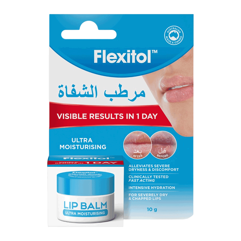 FLEXITOL ULTRA MOISTURISING LIP BALM 10 gm