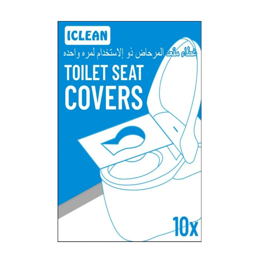 [KW080101] iClean Toilet Seat Cover 10 Pcs (Travel Pack Size: 13x10 cm) #94013