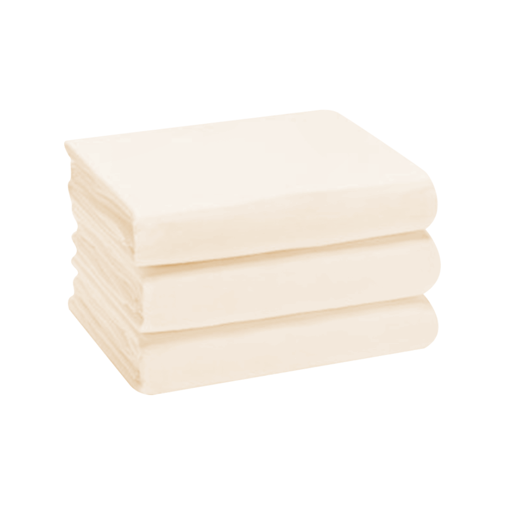 CANNON (K) FLT PLN B/SHT 3PC CREAM