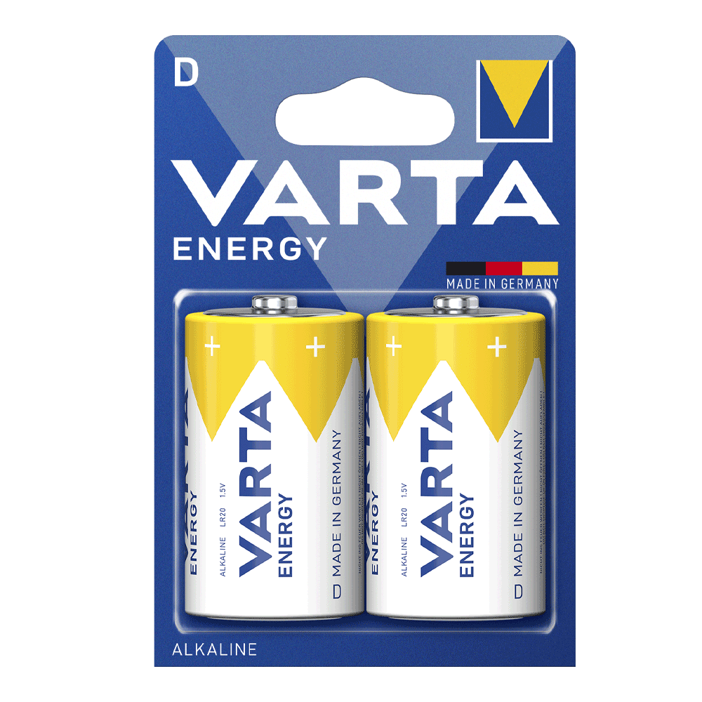 [KW086966] VARTA ENERGY D BATTERY 2PCS