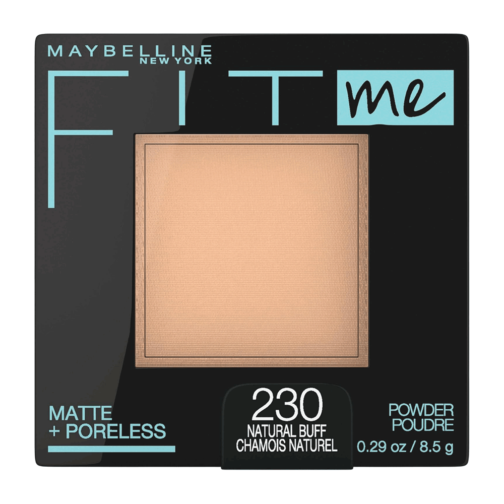 [KW080641] Maybelline Fit Me Matte + Poreless Normal To Oily Skin Powder - Natural Buff 230