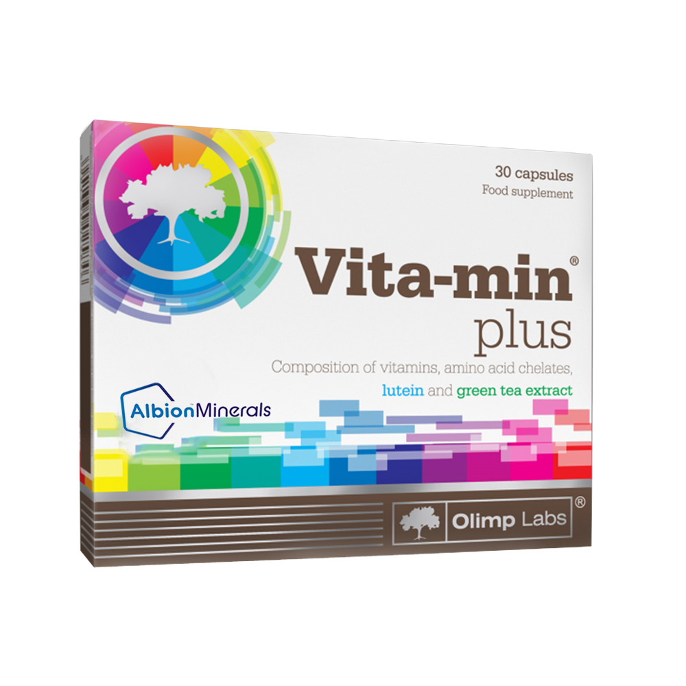 Olimp Vita-Min Plus Lutein & Green Tea, (30 cps)