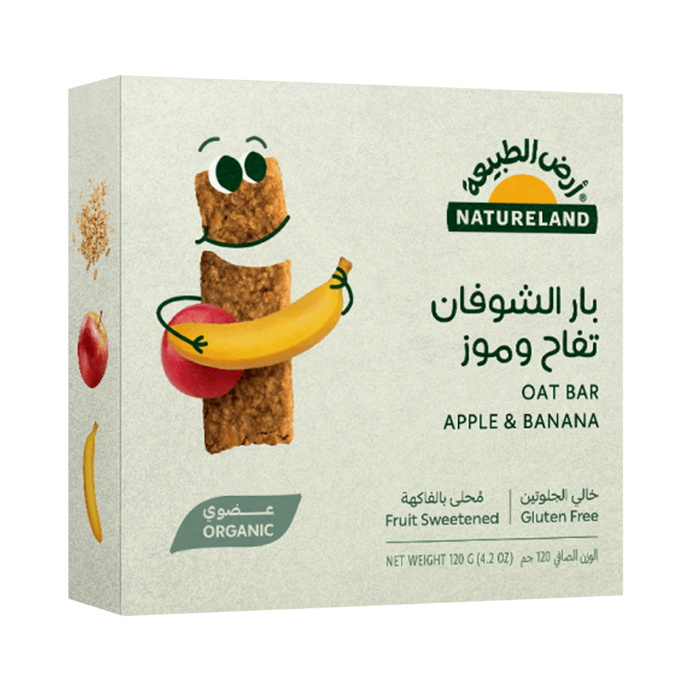 [KW074403] Natureland Organic Apple & Banana Oat Bar