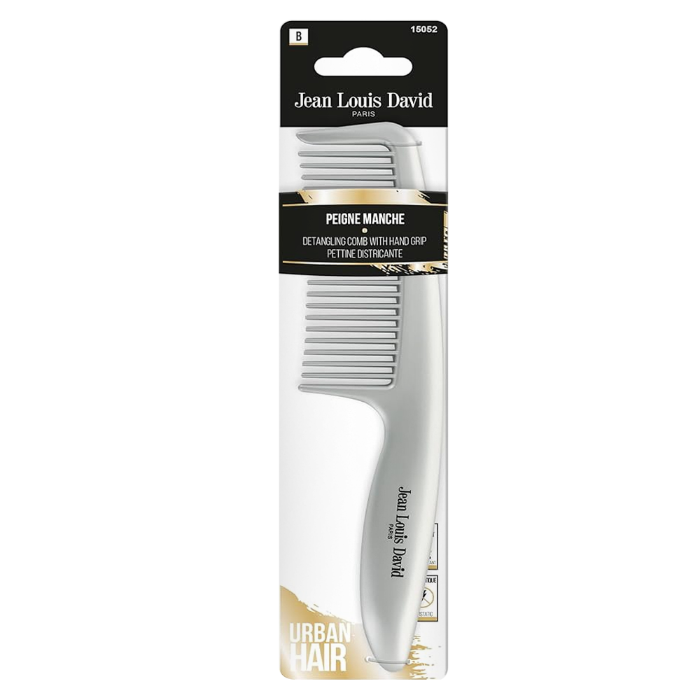 [KW076337] JLD Paris Detangling Comb With Hand Grip