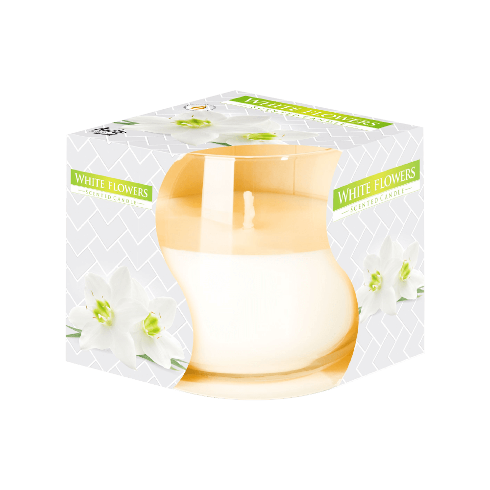 AURA SCENTED CANDLES 130G - WHITE FLOWER