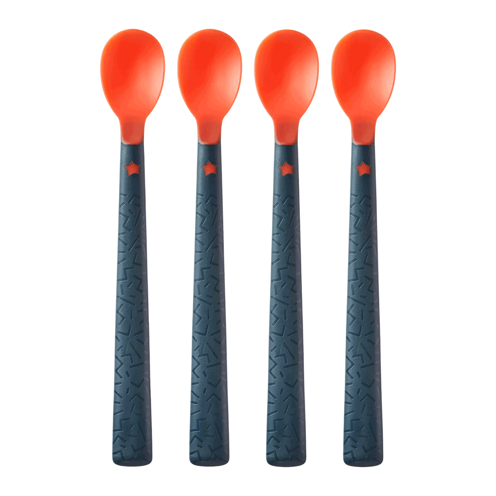 [KW089567] Tommee Tippee Heat Sense Soft Weaning Spoons 4 Pcs +4m #TT447188