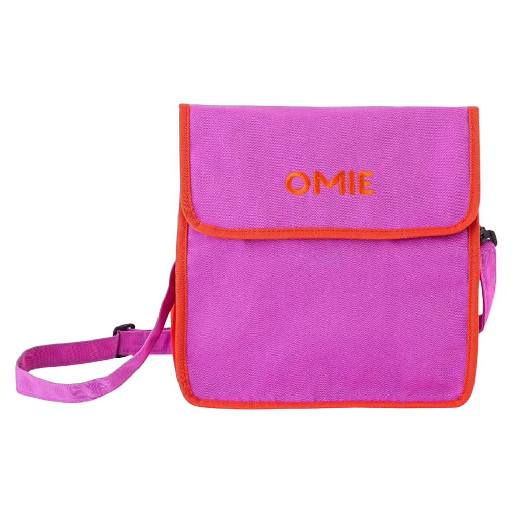 [KW073536] Omie Insulated Nylon Lunch Tote Bag - Pink