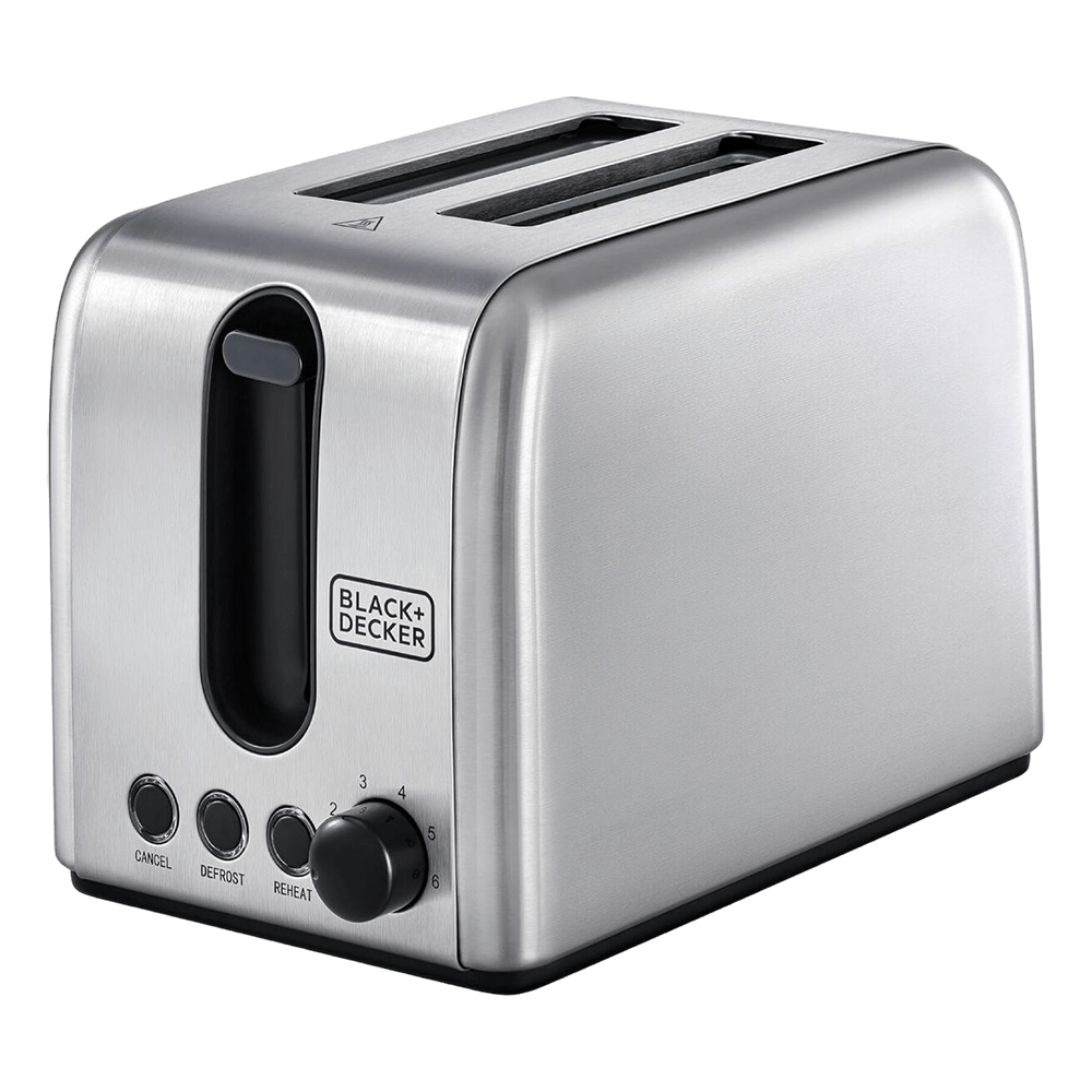 [KW076092] Black & Decker 2 Slice SS Toaster