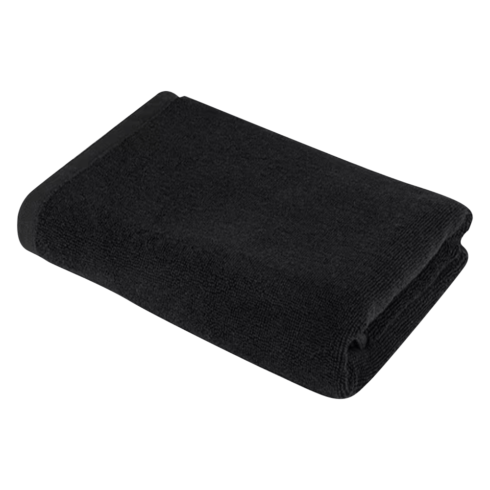 [KW083080] CANNON SPA LINE TOWEL 88X163 BLACK