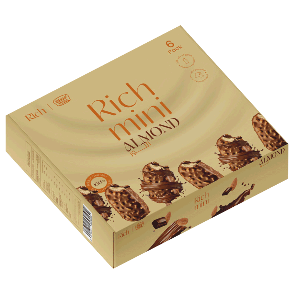[KW090457] Ice Cream, Almond, Rich, Mini Stick, 6x60ml