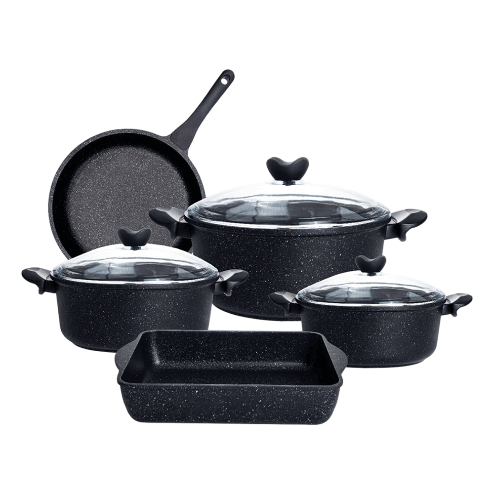 Thermo Ad Granite Taj 8 Pcs Dark Gray