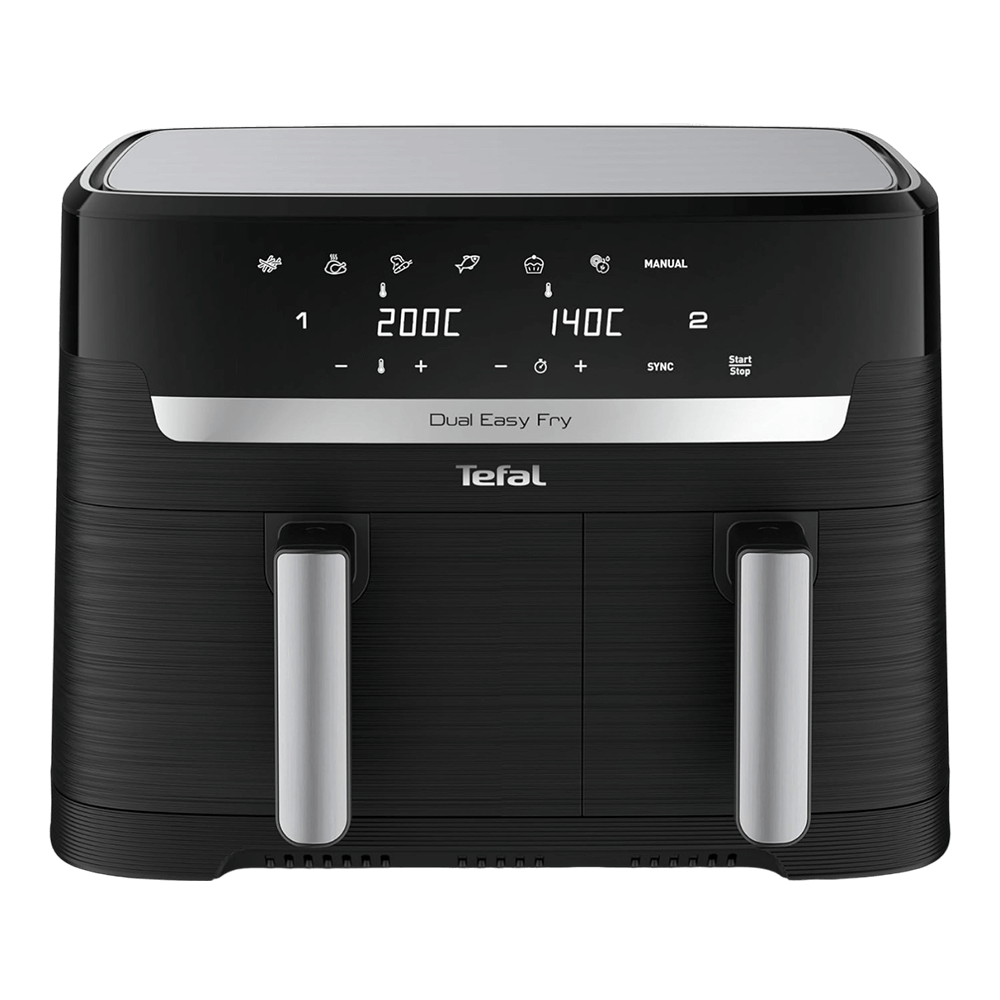 [KW073991] Tefal Dual Easy Fry Air Fryer - Black