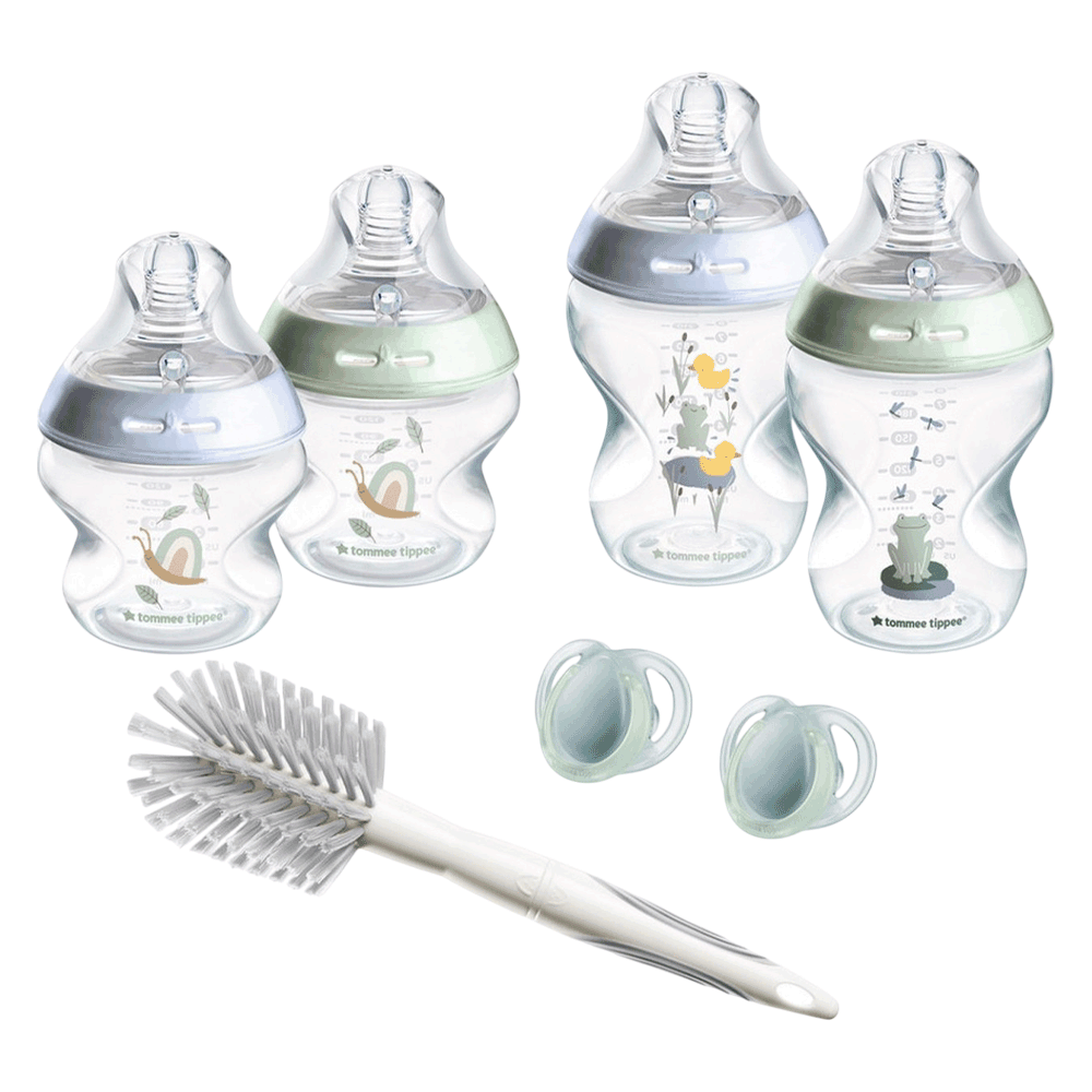 Tommee Tippee Closer to Nature Feeding Bottle Kit, Starter Set - Clear  #TT42274001-7409