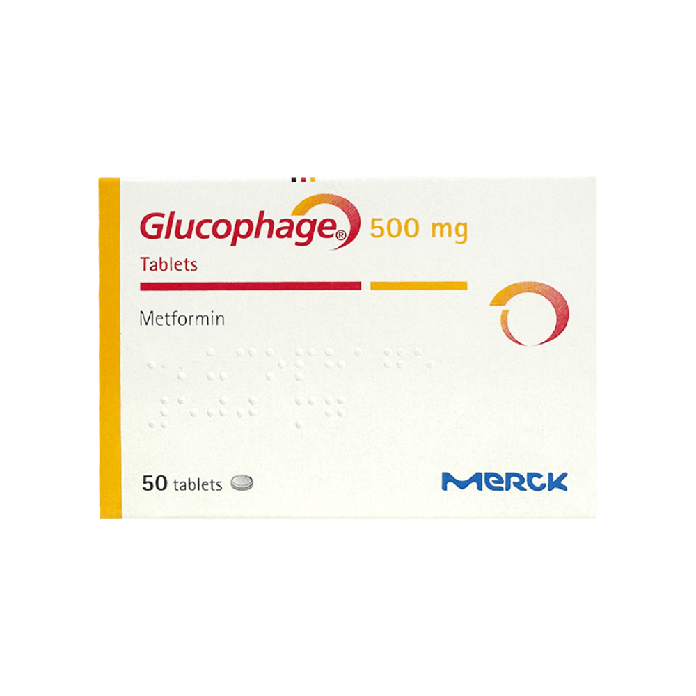 [KW076800] GLUCOPHAGE 500MG 50 TAB-1x1EA
